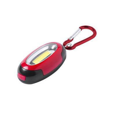 Lampe avec 6 LED COB à trois modes Madiak Rouge