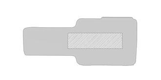 Support smartphone avec pince en plastique Peltrak - Marquage Recto