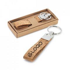 OBG PUB - Porte-clés en métal avec liege Strork
