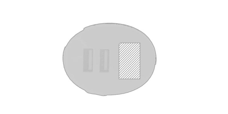 OBG.PUB - Chargeur Voiture double USB Kerwest - Marquage Recto Chargeur Voiture double USB Kerwest - Marquage Recto