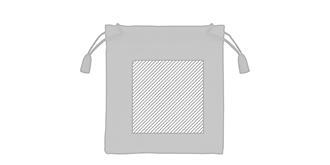 Mini sac doux en polyester Kressin - Marquage Recto