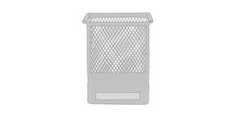 Porte-crayons à mailles en métal Tipelina - Marquage Recto