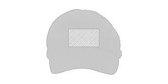 Casquette de sport en microfibre Laim - Marquage Recto