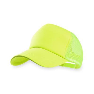 Casquette à 5 panneaux en 100% polyester Jowanes Jaune