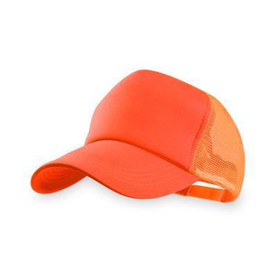 Casquette à 5 panneaux en 100% polyester Jowanes Orange