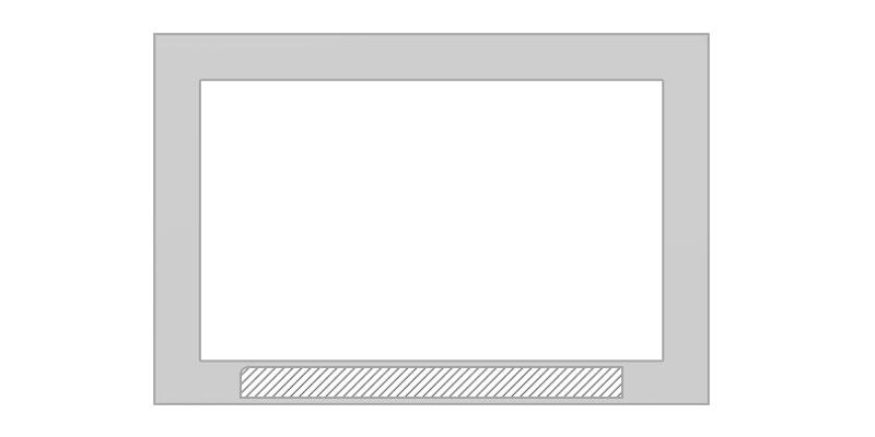 OBG.PUB - Cadre selfie en plastique de couleur blanche Hello - Impression Bas Cadre selfie en plastique de couleur blanche Hello - Impression Bas