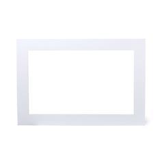 Cadre selfie en plastique de couleur blanche Hello