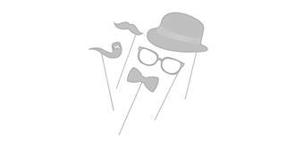 Set selfie amusant en papier épais Carrel - A l'avant