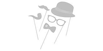 Set selfie amusant en papier épais Carrel - Marquage Recto