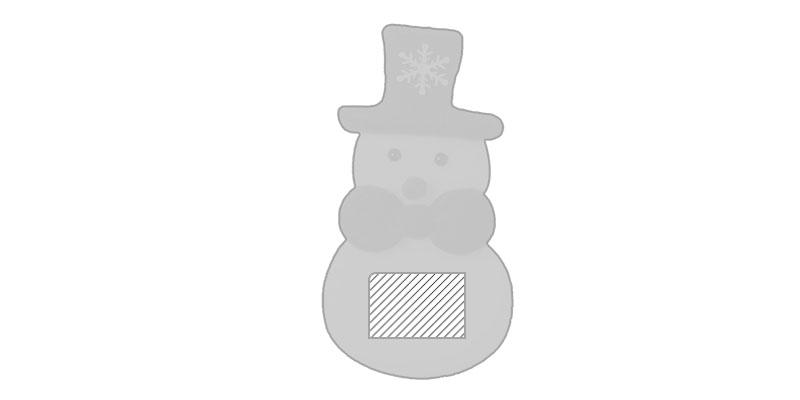 OBG.PUB - Magnet de Noel en polyester lisse Hadocs - Impression Bas Magnet de Noel en polyester lisse Hadocs - Impression Bas