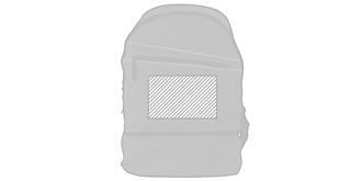 Sac à dos urbain robuste en polyester Doreans - Marquage Recto