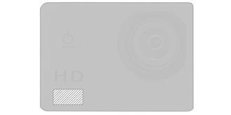 Caméra sportive rechargeable en plastique Cronir - Marquage Recto