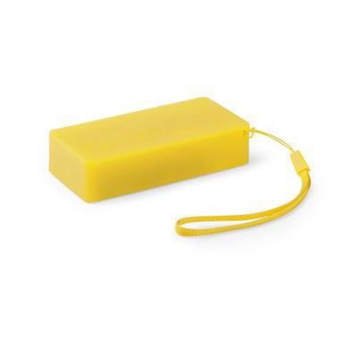 Power-bank de 4000 mAh en plastique Nibbla Jaune