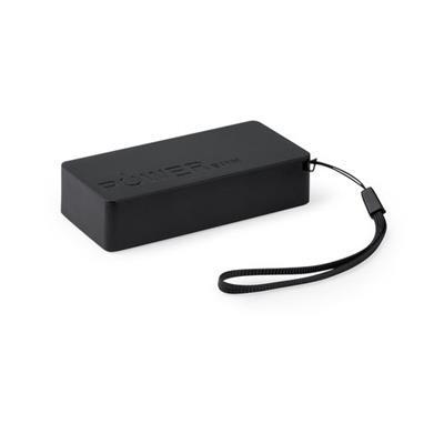 Power-bank de 4000 mAh en plastique Nibbla Noir