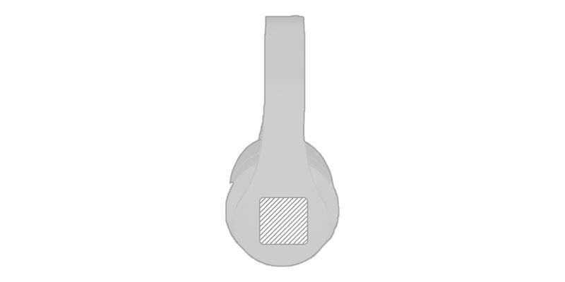 OBG.PUB - Écouteurs bluetooth bicolore en plastique Darty - Impression Droite Écouteurs bluetooth bicolore en plastique Darty - Impression Droite