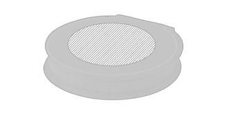 Trousse en plastique de couleurs lumineuses Trines - Marquage Recto