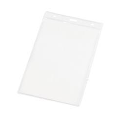 OBG PUB - Porte-badge vertical en PVC translucide Whitemain