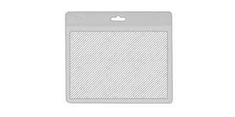 Porte-badge en matière PVC bicolore Calter - Marquage Recto