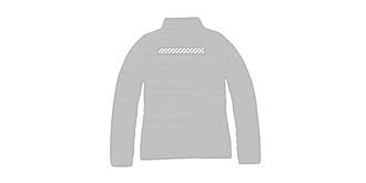 Doudoune duvet léger femme Scotian - Marquage Verso