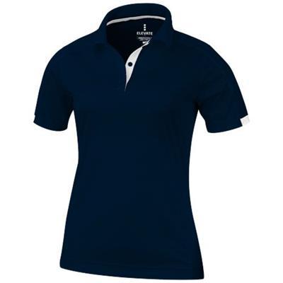 Polo cool fit manches courtes femme Kiosu Bleu marine