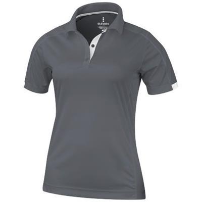 Polo cool fit manches courtes femme Kiosu Gris acier