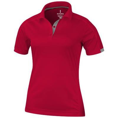 Polo cool fit manches courtes femme Kiosu Rouge