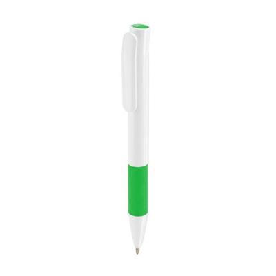 Stylo à bille avec clip en plastique Limon Vert