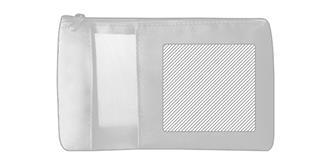 Trousse de toilette en forme de prisme Mesh - Marquage Recto