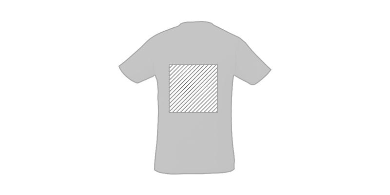 OBG.PUB - T-shirt cool fit manches courtes col V homme Amert - Marquage Verso T-shirt cool fit manches courtes col V homme Amert - Marquage Verso