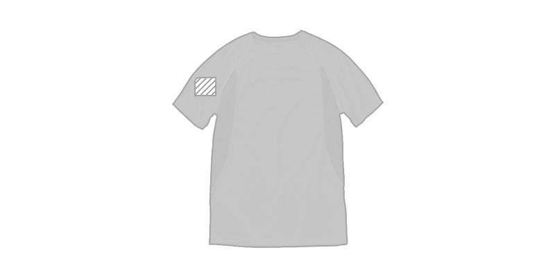 OBG.PUB - T-shirt cool fit manches courtes homme Quartac - Marquage manche droite T-shirt cool fit manches courtes homme Quartac - Marquage manche droite