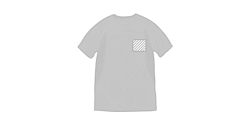 OBG.PUB - T-shirt cool fit manches courtes homme Quartac - Marquage poitrine gauche T-shirt cool fit manches courtes homme Quartac - Marquage poitrine gauche