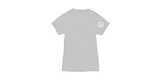 T-shirt cool fit manches courtes femme Niagar - Marquage manche gauche