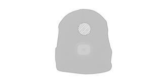 Bonnet LED en tricot double couche Mighto - Marquage Recto