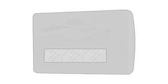 Distributeur de sacs original en plastique Bluce - Marquage Recto