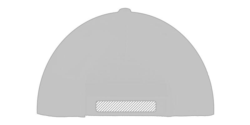 OBG.PUB - Casquette visière plate stylée en coton Basello - Impression sur langette casquette Casquette visière plate stylée en coton Basello - Impression sur langette casquette