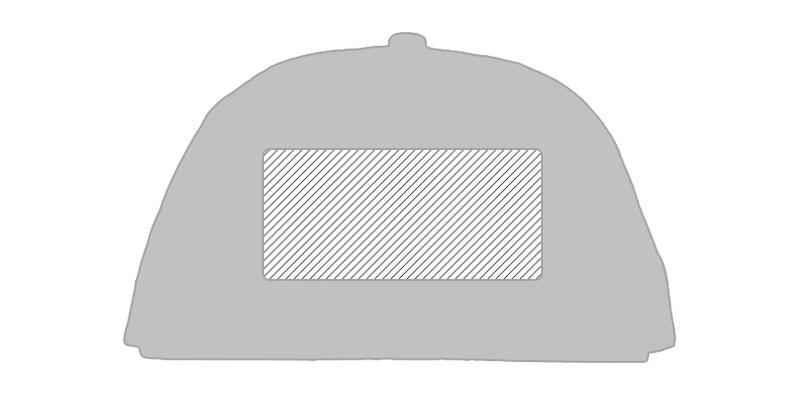 OBG.PUB - Casquette visière plate stylée en coton Basello - Marquage Recto Casquette visière plate stylée en coton Basello - Marquage Recto