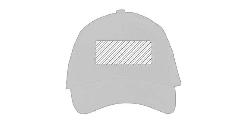 OBG.PUB - Casquette 6 panneaux couleurs fluo coton Baryson - A l'avant Casquette 6 panneaux couleurs fluo coton Baryson - A l'avant