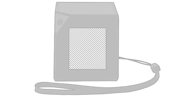 OBG.PUB - Haut-Parleurs Bluetooth compact Hecnot - Marquage Recto Haut-Parleurs Bluetooth compact Hecnot - Marquage Recto