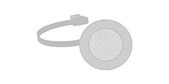 Multi Port USB bicolore en plastique Nigel - Marquage Recto