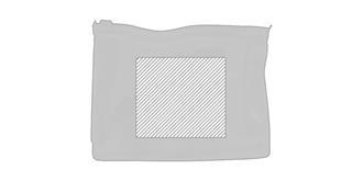 Nécessaire polyvalente original en PVC Irian - Marquage Recto