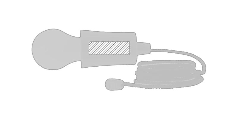 OBG.PUB - Lampe LED avec cordon support Mazava - Marquage Recto Lampe LED avec cordon support Mazava - Marquage Recto