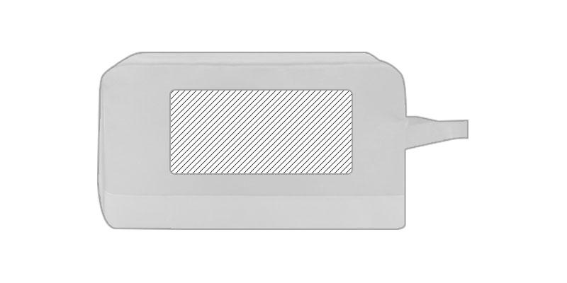 Trousse de toilette bicolore Viajera - Marquage Verso