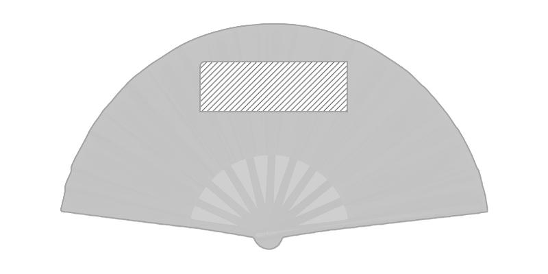 OBG.PUB - Éventail grand format en polyester Textar - Marquage Recto Éventail grand format en polyester Textar - Marquage Recto