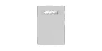 Fourre-tout bicolore en PVC Pirot - Impression Haut