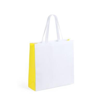 OBG.PUB - Sac shopping en polypropylène résistant Tecal Jaune Sac shopping en polypropylène résistant Tecal Jaune