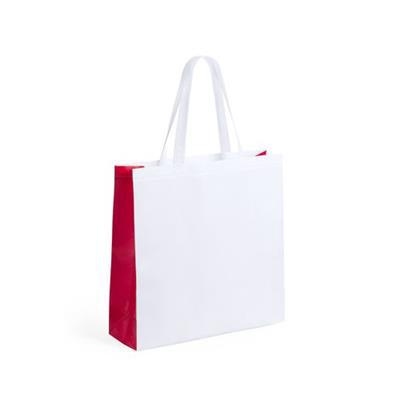 OBG.PUB - Sac shopping en polypropylène résistant Tecal Rouge Sac shopping en polypropylène résistant Tecal Rouge