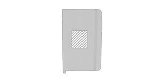 Carnet de notes couverture souple en liège Cliner - Marquage Recto