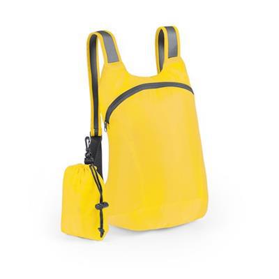OBG.PUB - Sac à Dos Pliable en plastique doux Medor Jaune Sac à Dos Pliable en plastique doux Medor Jaune