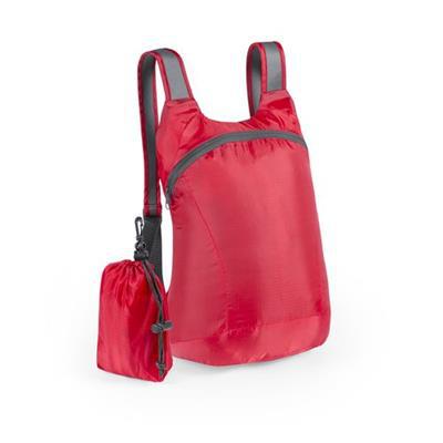 OBG.PUB - Sac à Dos Pliable en plastique doux Medor Rouge Sac à Dos Pliable en plastique doux Medor Rouge