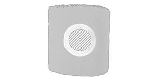 Serviette de poignet logo rond Francisco - Marquage Recto